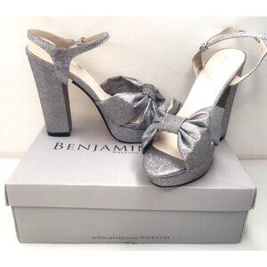 Touch Ups Women's Sailor Heeled Sandal Size 8.5M Pewter